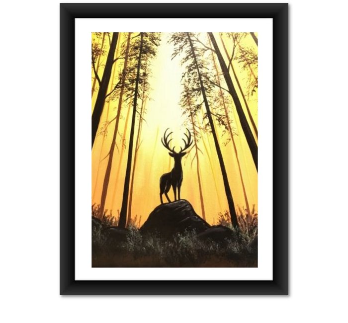 Sunrise Deer 